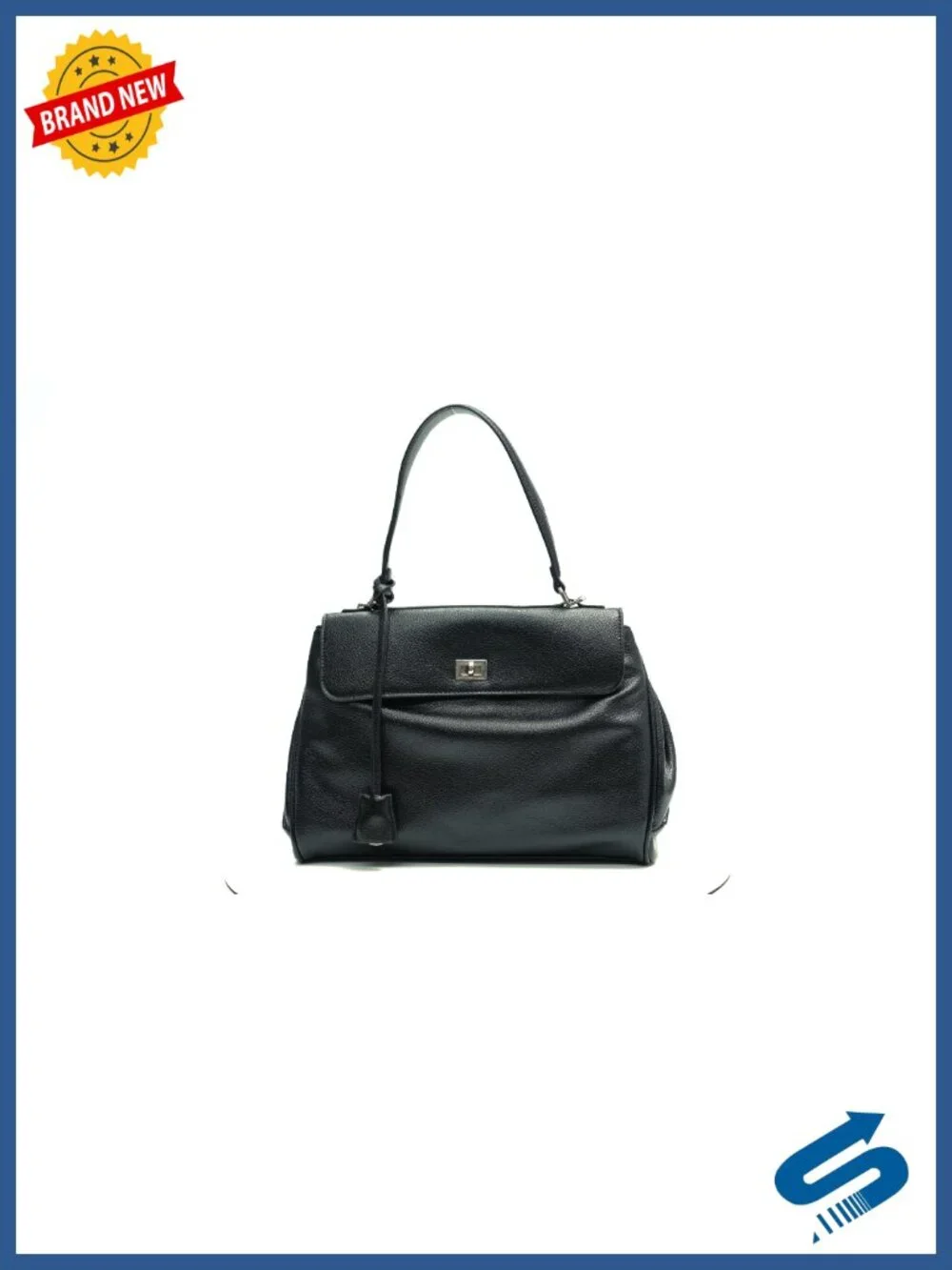 ALEX&MIA 4-Way Convertible Faux Leather Tote Shoulder Crossbody Bag Work Daily